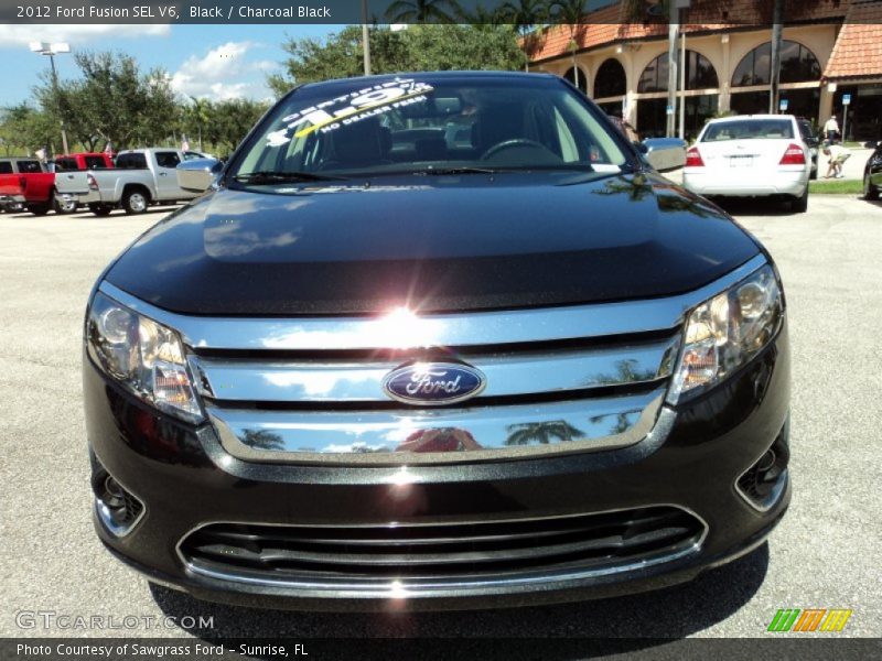 Black / Charcoal Black 2012 Ford Fusion SEL V6