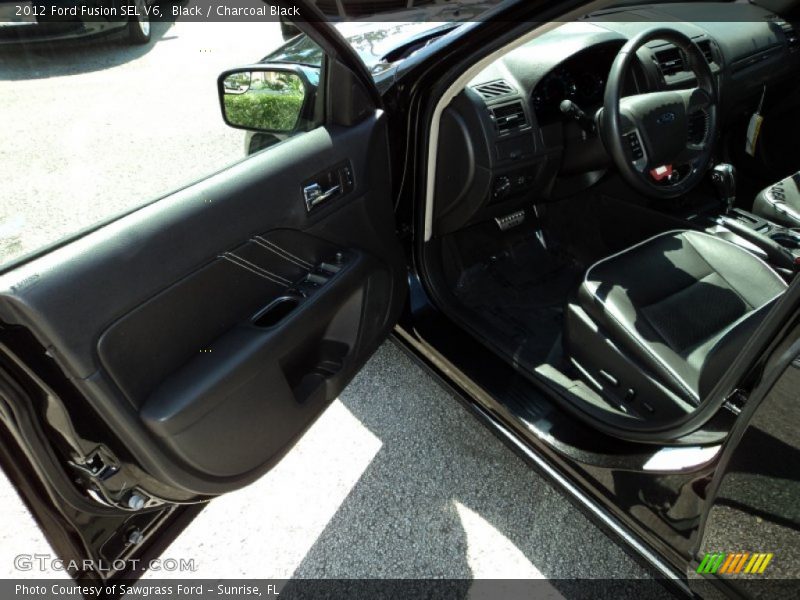 Black / Charcoal Black 2012 Ford Fusion SEL V6