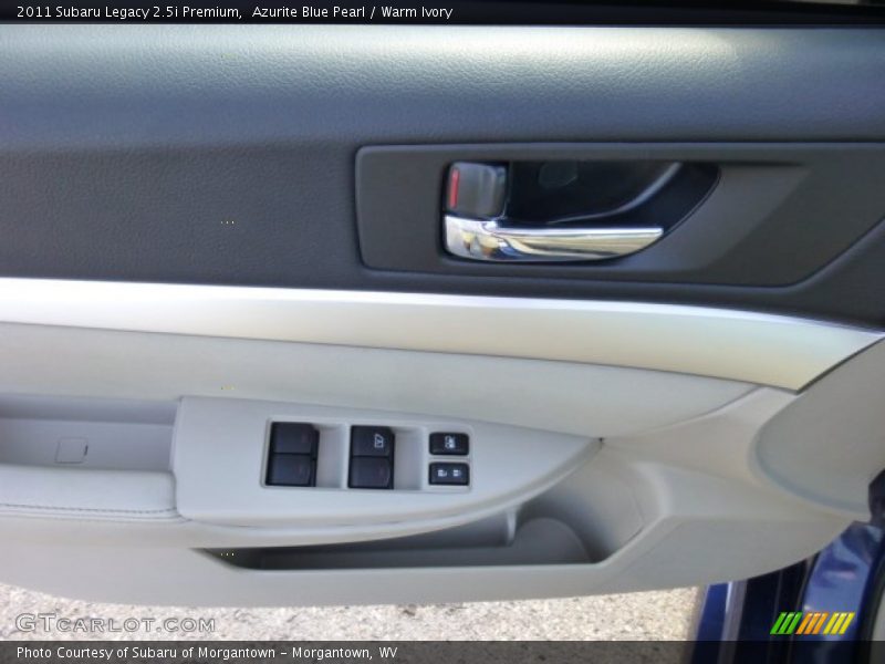 Azurite Blue Pearl / Warm Ivory 2011 Subaru Legacy 2.5i Premium