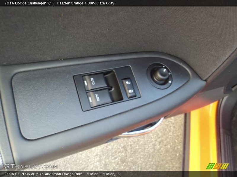 Header Orange / Dark Slate Gray 2014 Dodge Challenger R/T