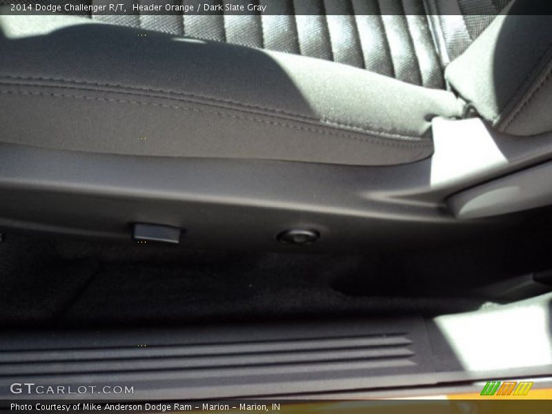 Header Orange / Dark Slate Gray 2014 Dodge Challenger R/T