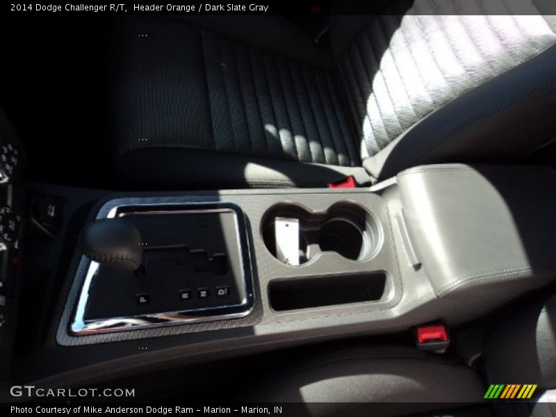 Header Orange / Dark Slate Gray 2014 Dodge Challenger R/T