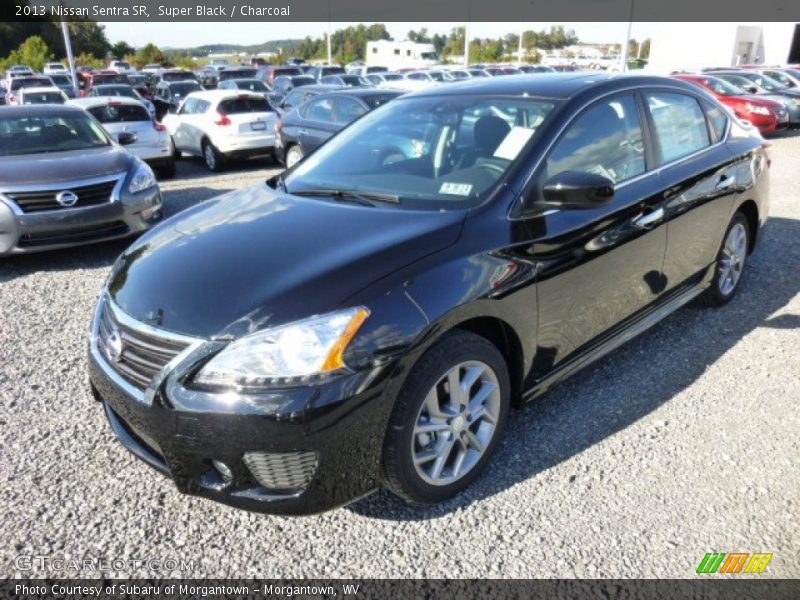 Super Black / Charcoal 2013 Nissan Sentra SR