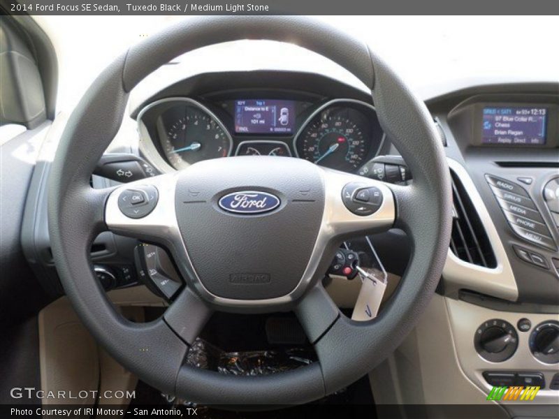 Tuxedo Black / Medium Light Stone 2014 Ford Focus SE Sedan