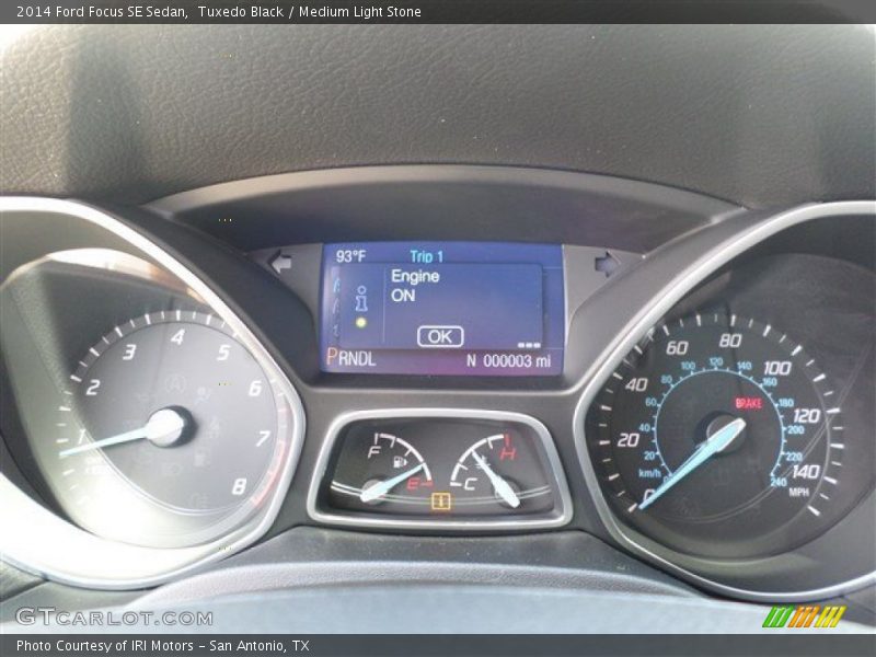 Tuxedo Black / Medium Light Stone 2014 Ford Focus SE Sedan