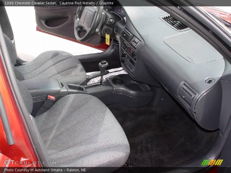 Cayenne Red Metallic / Graphite 1999 Chevrolet Cavalier Sedan