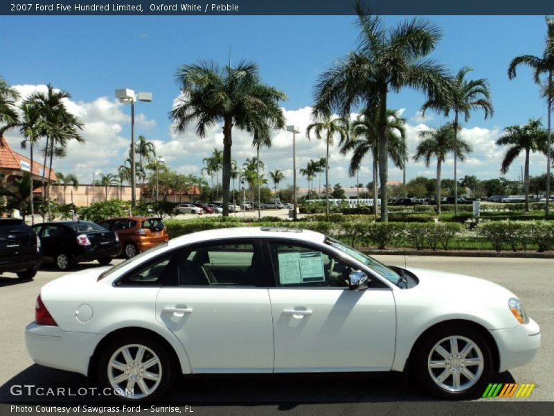 Oxford White / Pebble 2007 Ford Five Hundred Limited