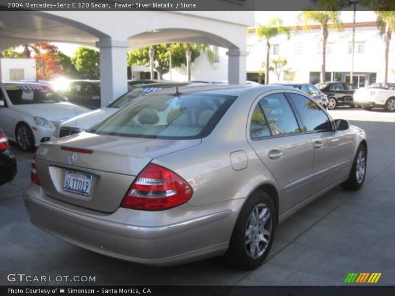 Pewter Silver Metallic / Stone 2004 Mercedes-Benz E 320 Sedan