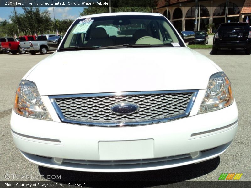Oxford White / Pebble 2007 Ford Five Hundred Limited