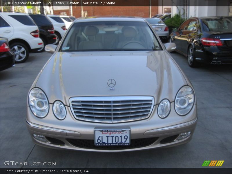 Pewter Silver Metallic / Stone 2004 Mercedes-Benz E 320 Sedan