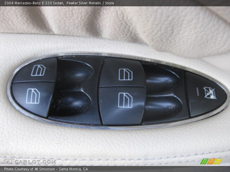 Pewter Silver Metallic / Stone 2004 Mercedes-Benz E 320 Sedan