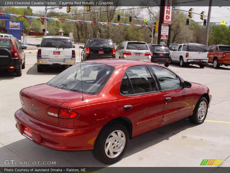 Cayenne Red Metallic / Graphite 1999 Chevrolet Cavalier Sedan