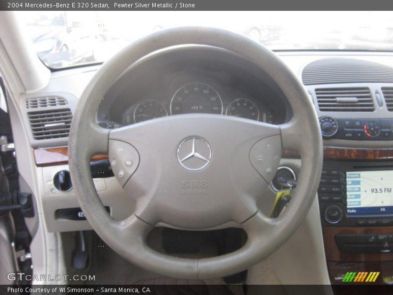 Pewter Silver Metallic / Stone 2004 Mercedes-Benz E 320 Sedan