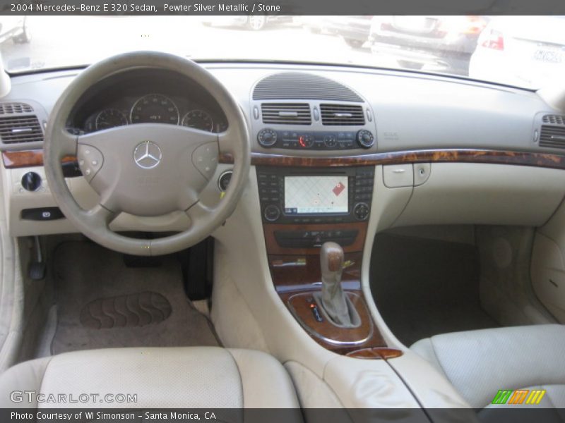 Pewter Silver Metallic / Stone 2004 Mercedes-Benz E 320 Sedan