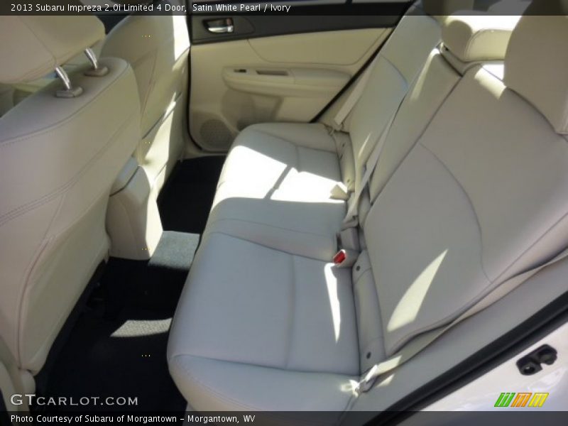 Satin White Pearl / Ivory 2013 Subaru Impreza 2.0i Limited 4 Door
