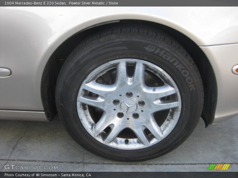 Pewter Silver Metallic / Stone 2004 Mercedes-Benz E 320 Sedan