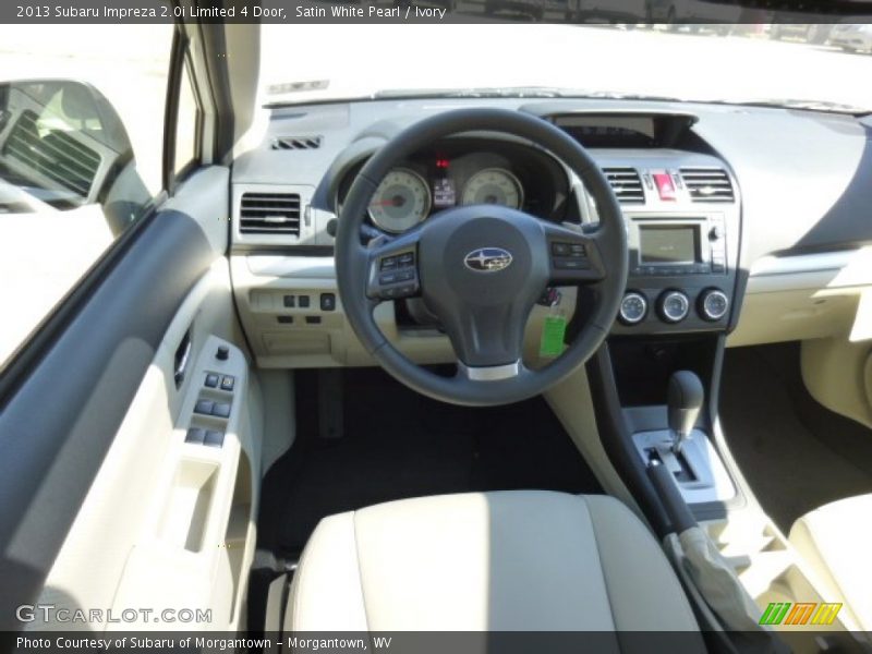 Satin White Pearl / Ivory 2013 Subaru Impreza 2.0i Limited 4 Door