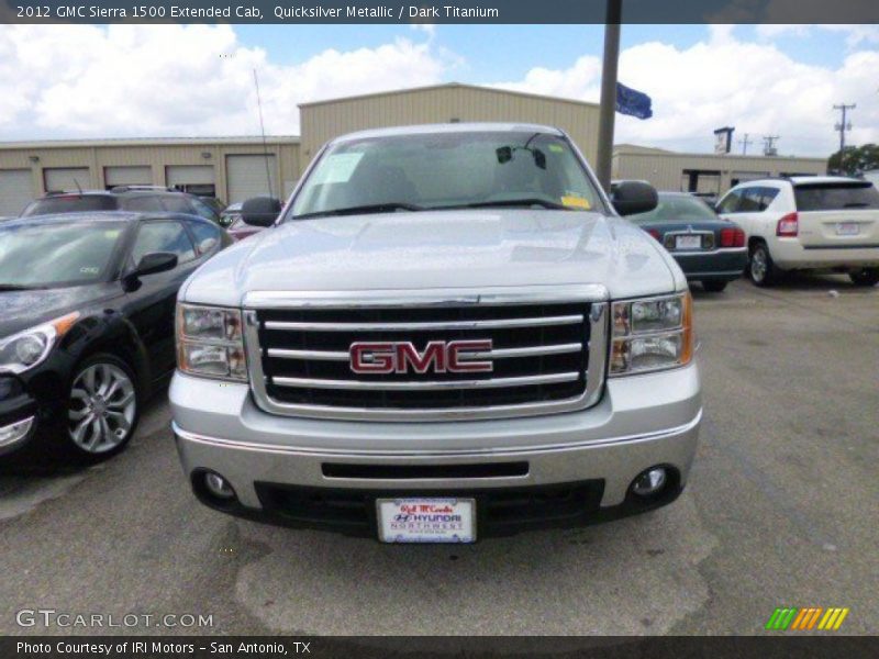 Quicksilver Metallic / Dark Titanium 2012 GMC Sierra 1500 Extended Cab