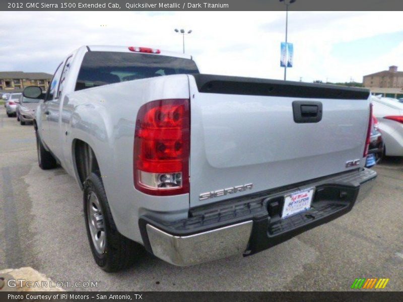 Quicksilver Metallic / Dark Titanium 2012 GMC Sierra 1500 Extended Cab