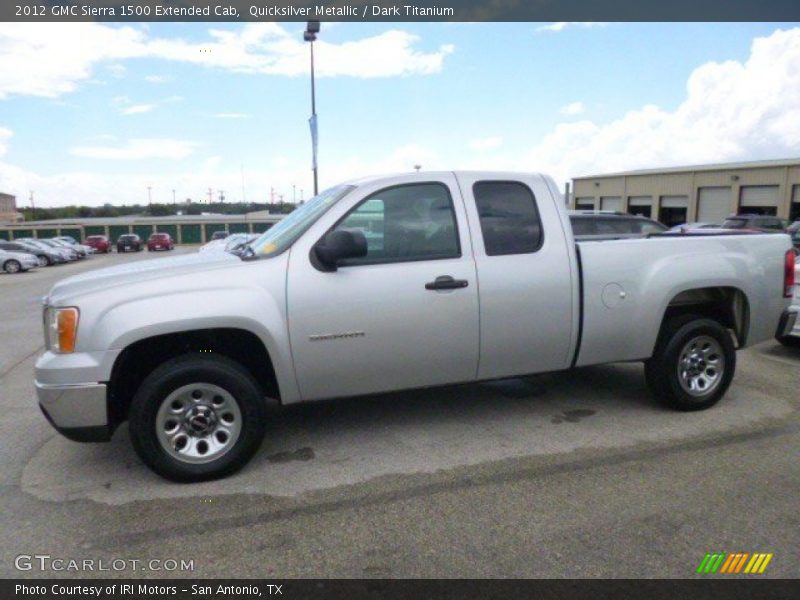 Quicksilver Metallic / Dark Titanium 2012 GMC Sierra 1500 Extended Cab