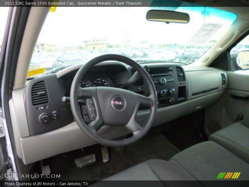 Quicksilver Metallic / Dark Titanium 2012 GMC Sierra 1500 Extended Cab