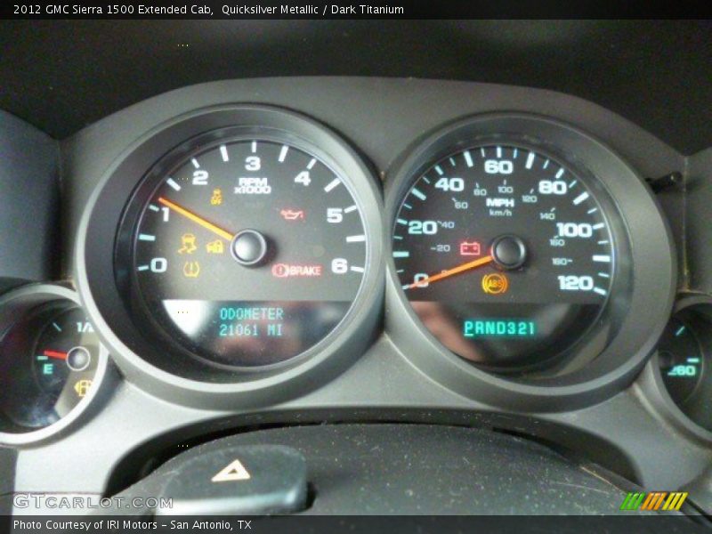 Quicksilver Metallic / Dark Titanium 2012 GMC Sierra 1500 Extended Cab