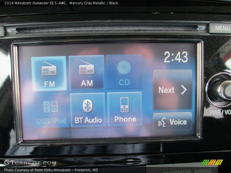 Mercury Gray Metallic / Black 2014 Mitsubishi Outlander SE S-AWC