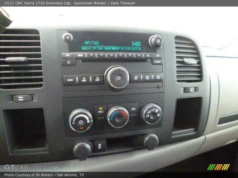 Quicksilver Metallic / Dark Titanium 2012 GMC Sierra 1500 Extended Cab