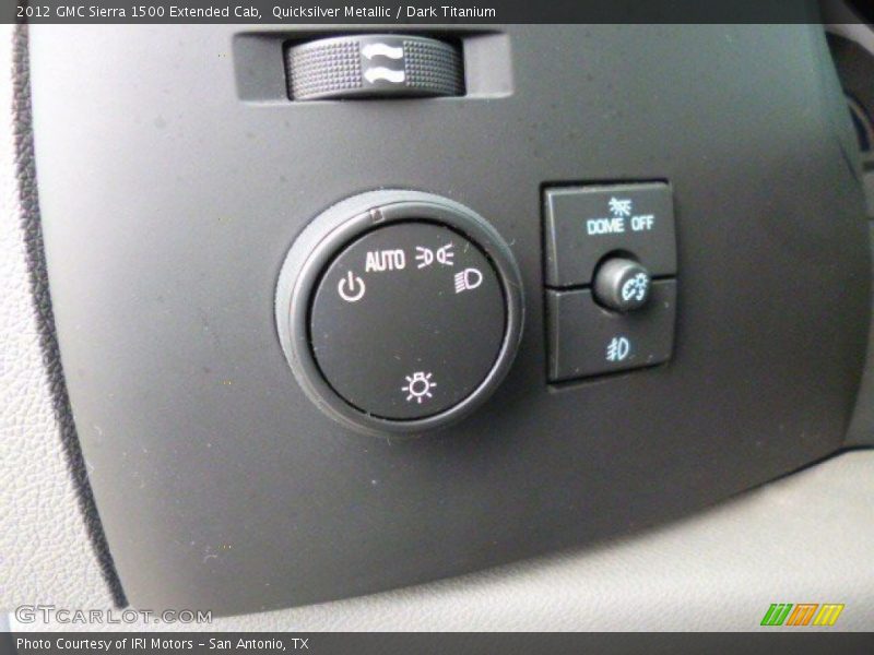 Quicksilver Metallic / Dark Titanium 2012 GMC Sierra 1500 Extended Cab