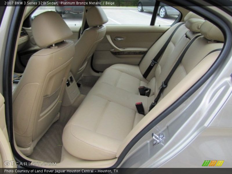 Platinum Bronze Metallic / Beige 2007 BMW 3 Series 328i Sedan