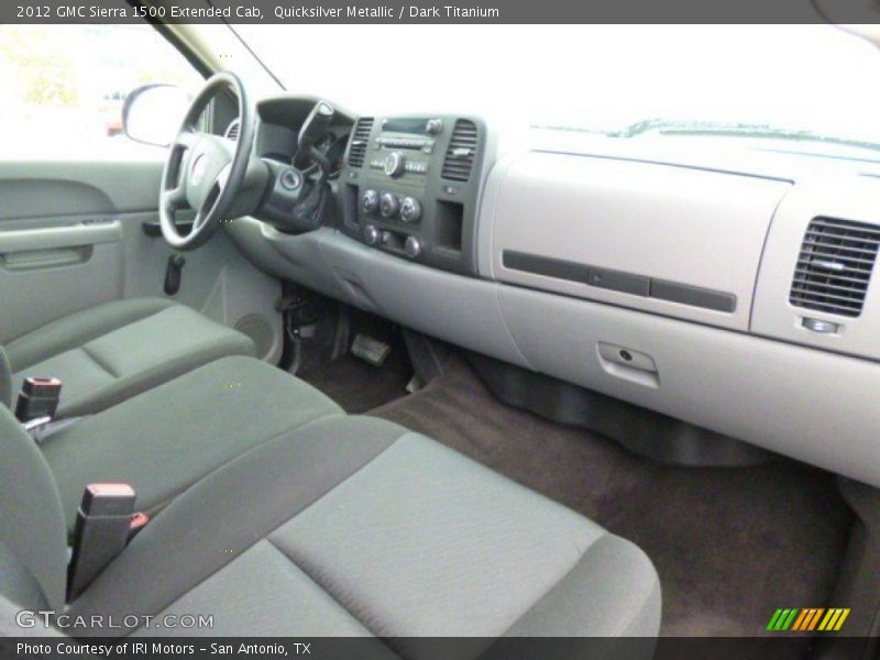 Quicksilver Metallic / Dark Titanium 2012 GMC Sierra 1500 Extended Cab