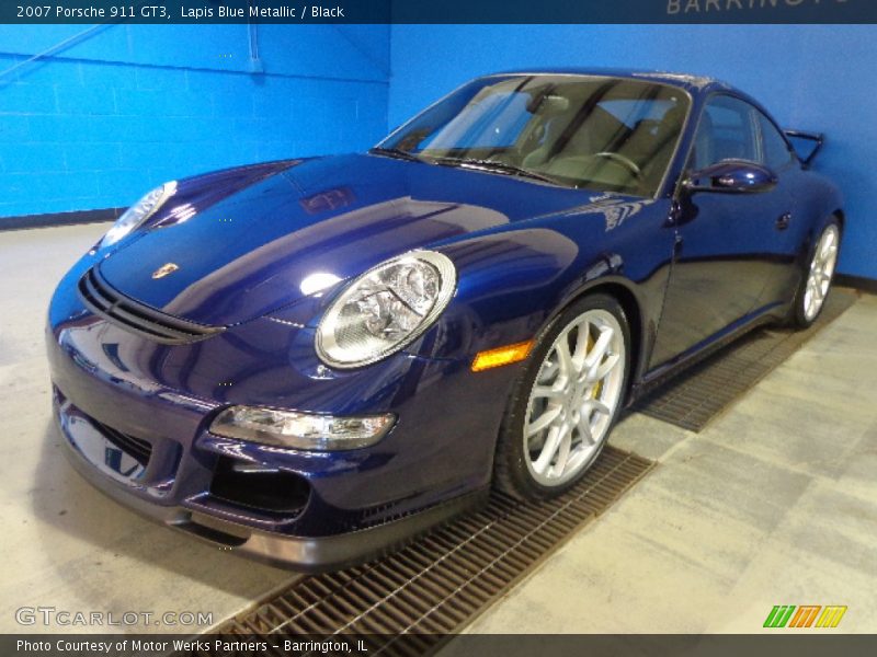 Lapis Blue Metallic / Black 2007 Porsche 911 GT3