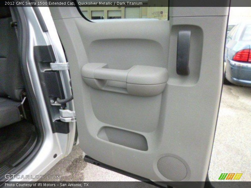 Quicksilver Metallic / Dark Titanium 2012 GMC Sierra 1500 Extended Cab