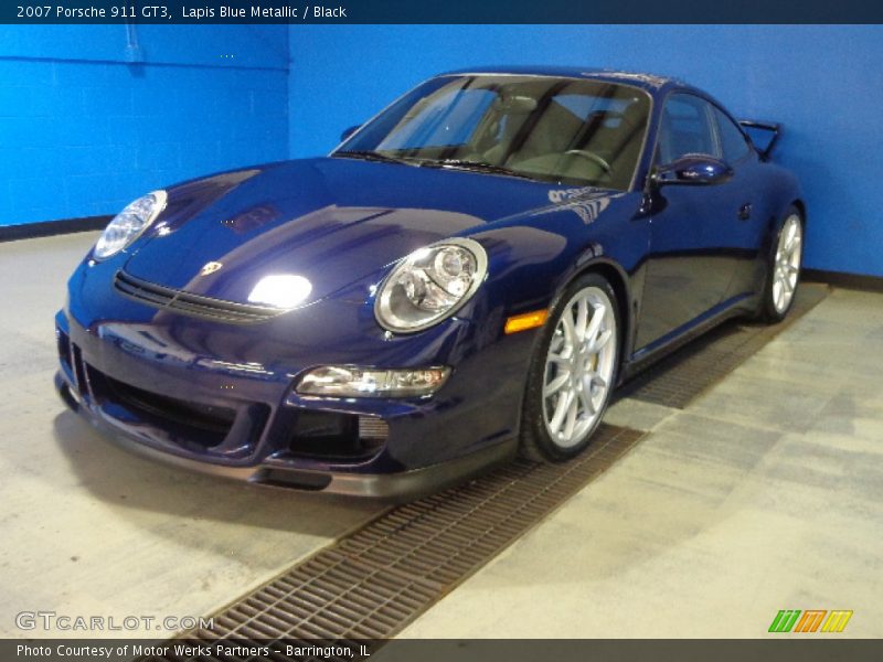 Lapis Blue Metallic / Black 2007 Porsche 911 GT3