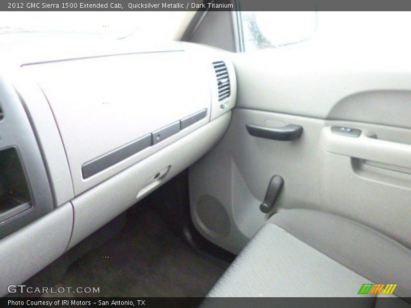 Quicksilver Metallic / Dark Titanium 2012 GMC Sierra 1500 Extended Cab