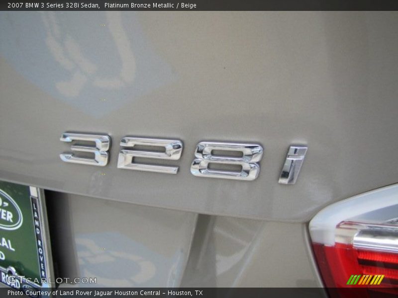 Platinum Bronze Metallic / Beige 2007 BMW 3 Series 328i Sedan