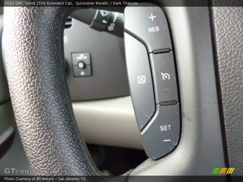 Quicksilver Metallic / Dark Titanium 2012 GMC Sierra 1500 Extended Cab
