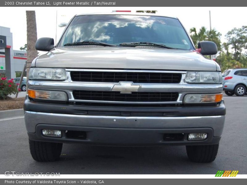 Light Pewter Metallic / Tan/Neutral 2003 Chevrolet Tahoe LS
