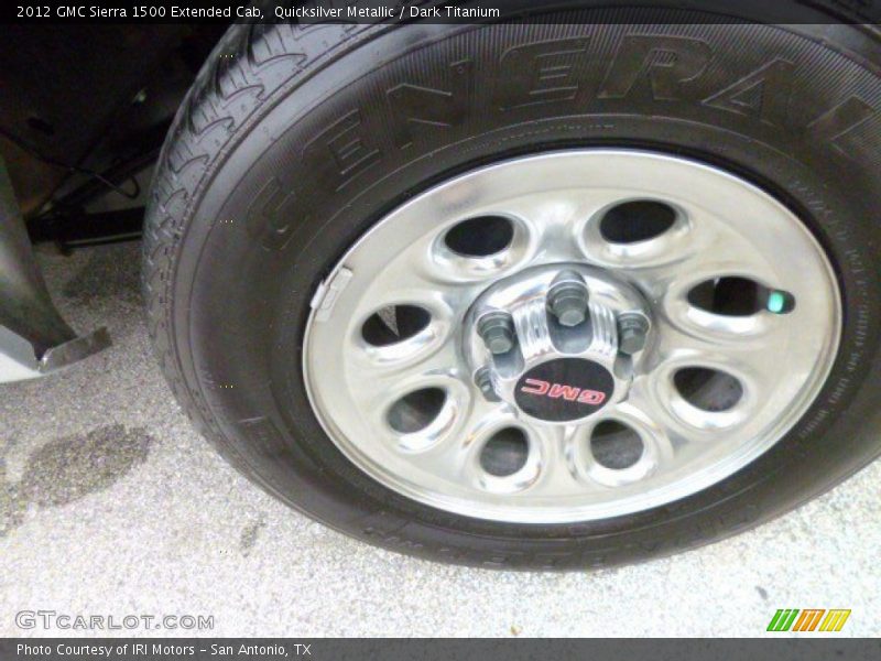 Quicksilver Metallic / Dark Titanium 2012 GMC Sierra 1500 Extended Cab