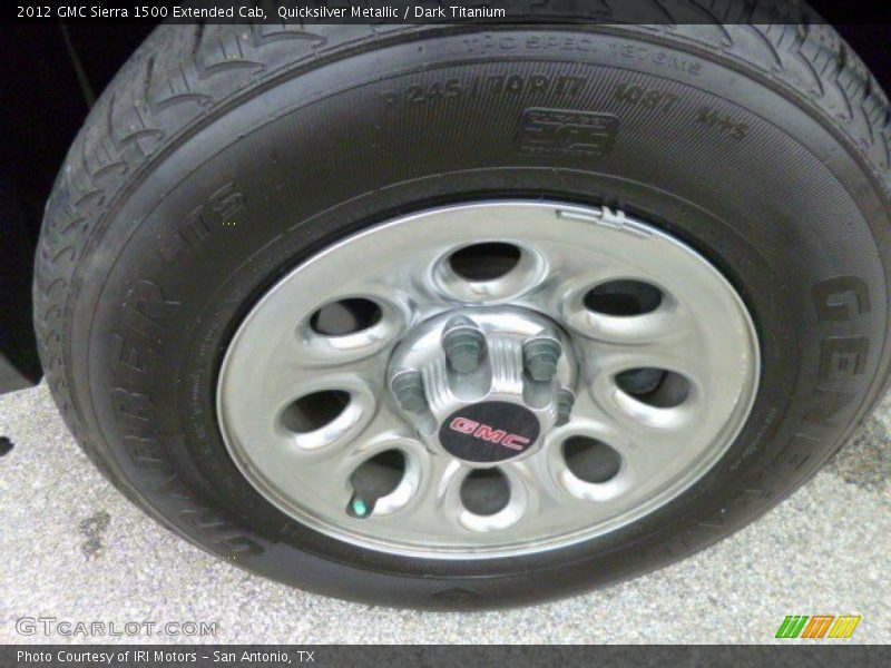 Quicksilver Metallic / Dark Titanium 2012 GMC Sierra 1500 Extended Cab