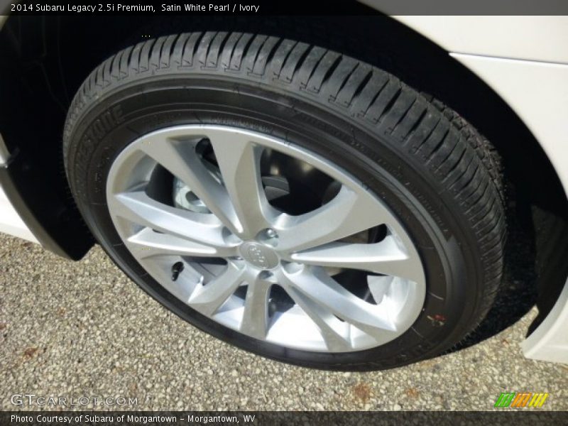 Satin White Pearl / Ivory 2014 Subaru Legacy 2.5i Premium