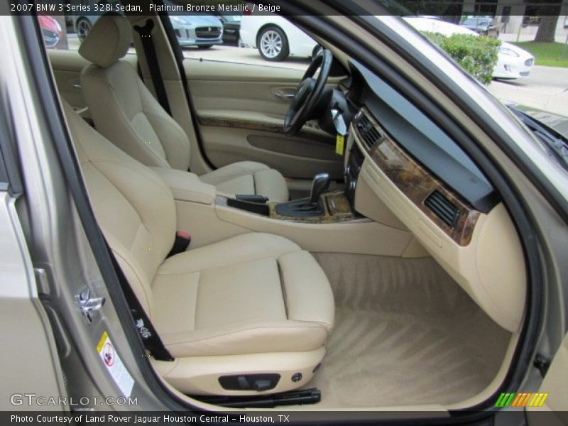 Platinum Bronze Metallic / Beige 2007 BMW 3 Series 328i Sedan