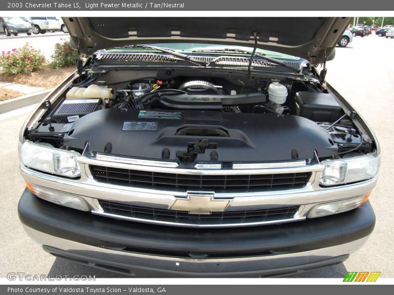 Light Pewter Metallic / Tan/Neutral 2003 Chevrolet Tahoe LS