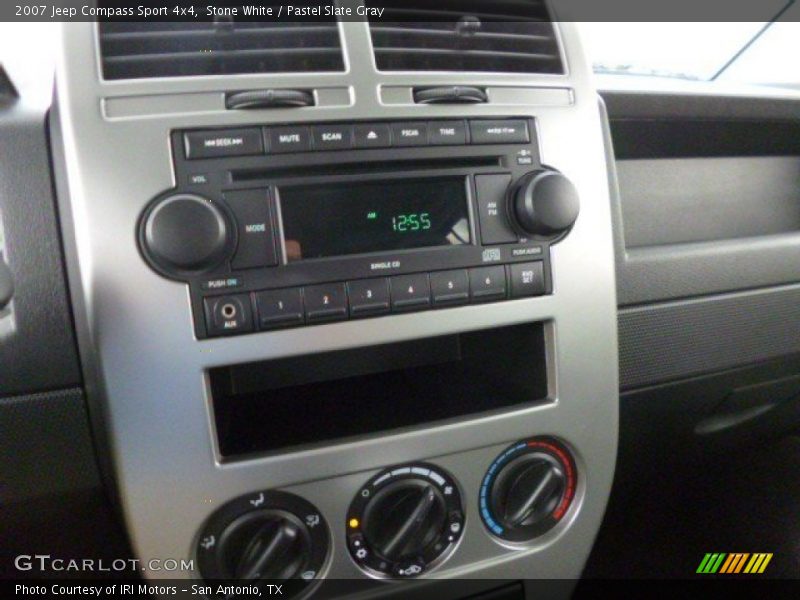 Stone White / Pastel Slate Gray 2007 Jeep Compass Sport 4x4