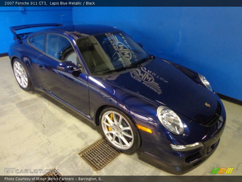 Lapis Blue Metallic / Black 2007 Porsche 911 GT3