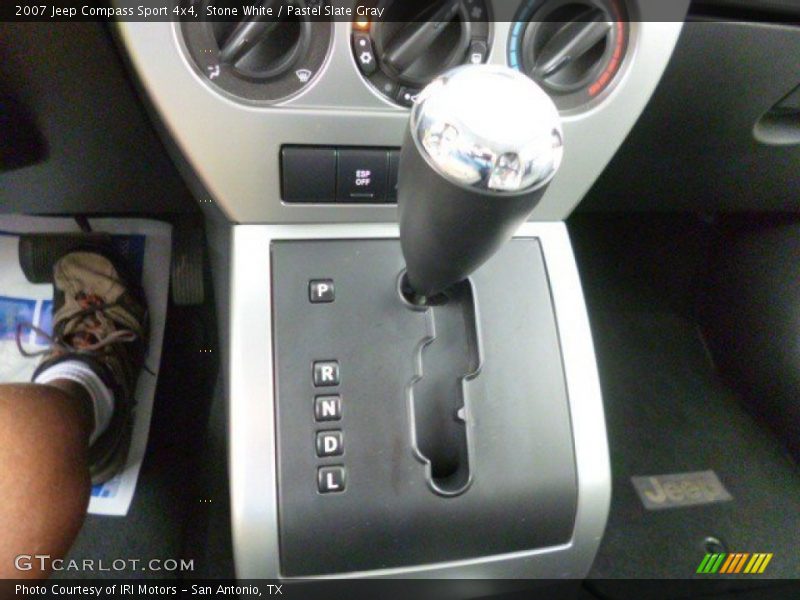 Stone White / Pastel Slate Gray 2007 Jeep Compass Sport 4x4