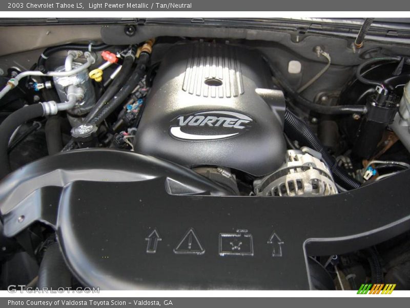 Light Pewter Metallic / Tan/Neutral 2003 Chevrolet Tahoe LS