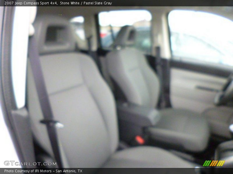 Stone White / Pastel Slate Gray 2007 Jeep Compass Sport 4x4