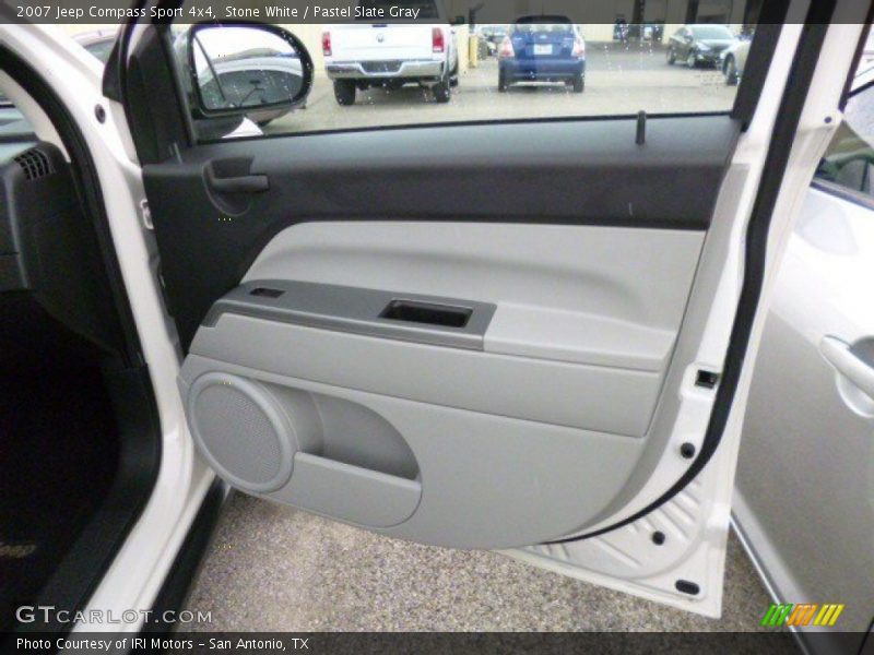 Stone White / Pastel Slate Gray 2007 Jeep Compass Sport 4x4