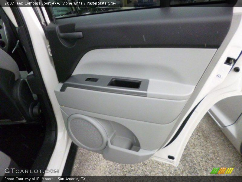 Stone White / Pastel Slate Gray 2007 Jeep Compass Sport 4x4